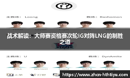 战术解读：大师赛资格赛次轮IG对阵LNG的制胜之道